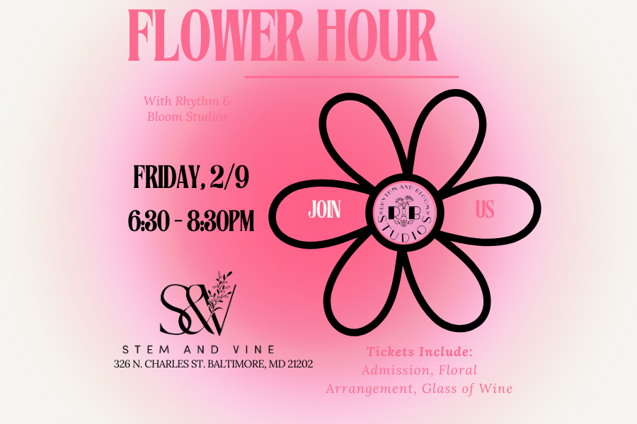 FLOWER HOUR With Rhythm & Bloom Studios at Stem & Vine Stem & Vine